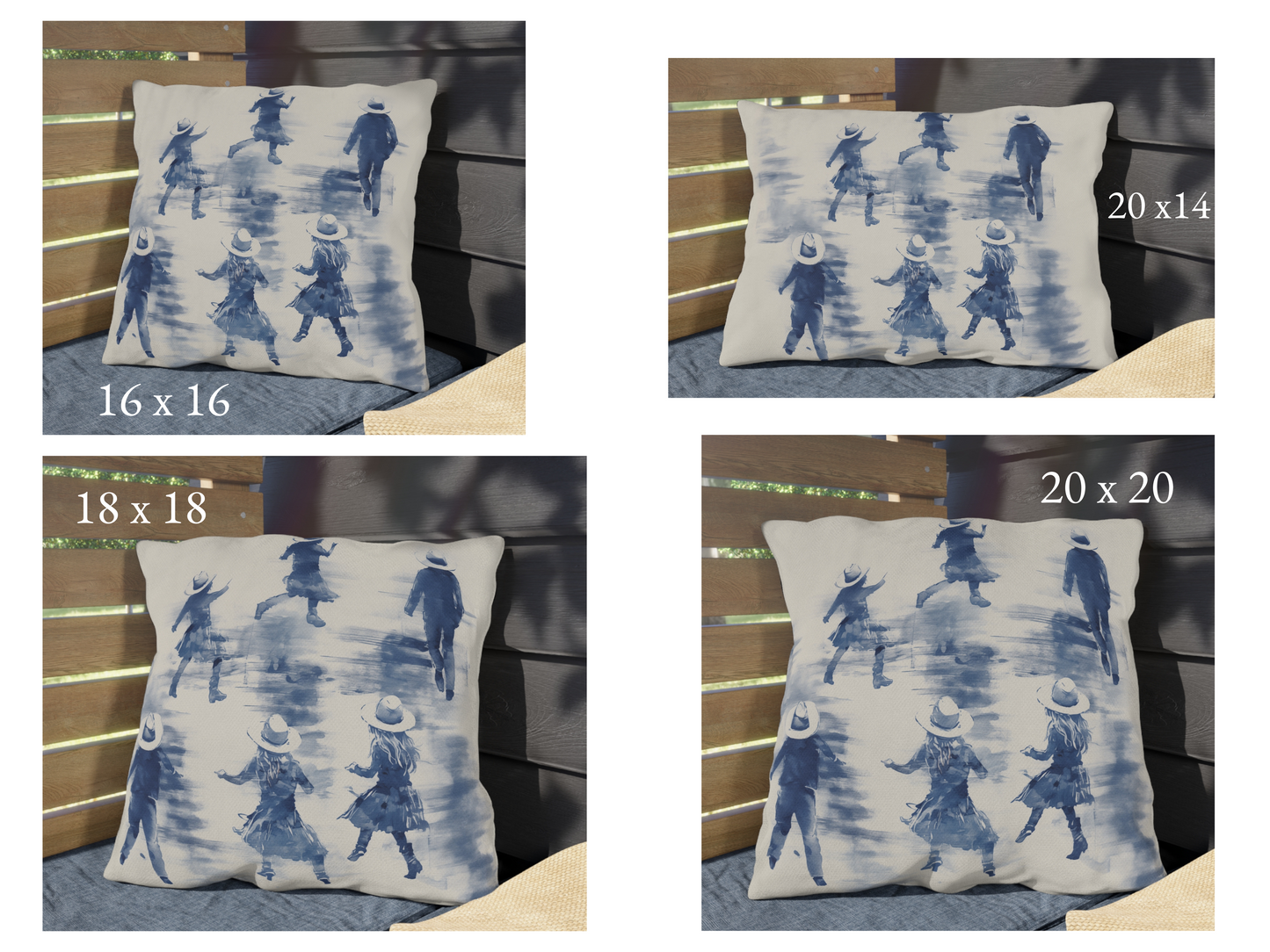 Boot Scootin' Boogie Outdoor Pillow