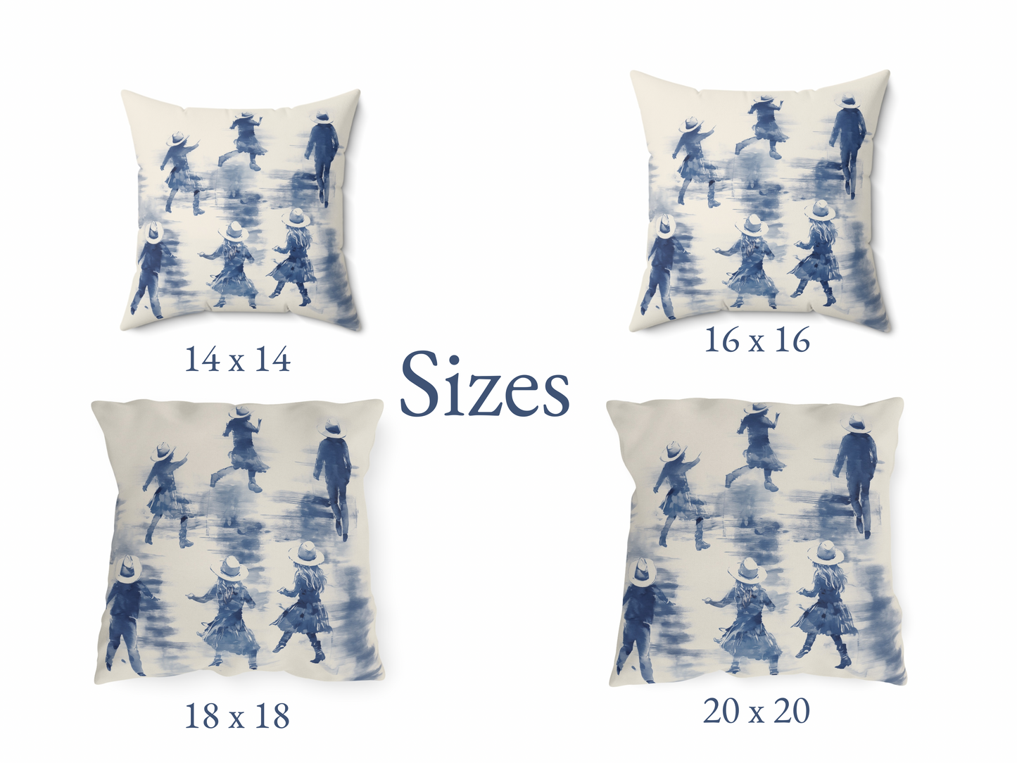 Boot Scootin' Boogie Square Pillow