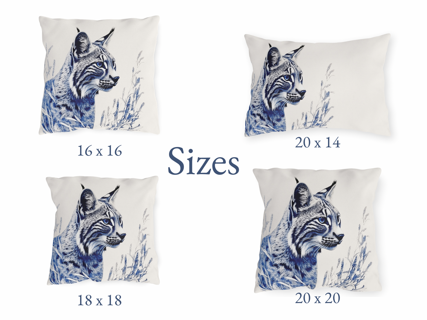Bluegrass State Bobcat Outdoor Pillow