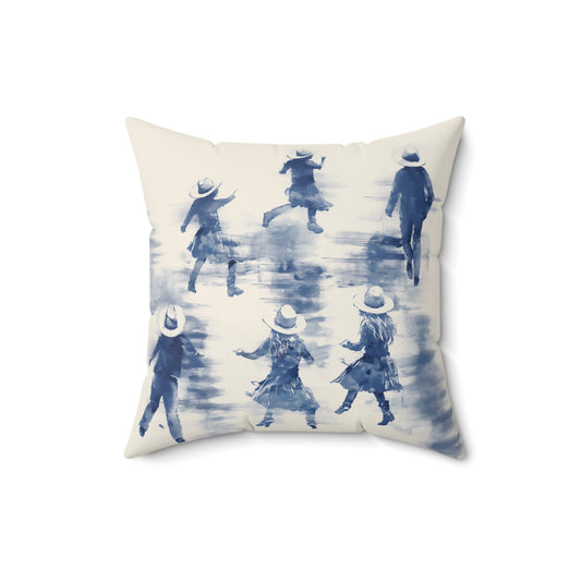 Boot Scootin' Boogie Square Pillow