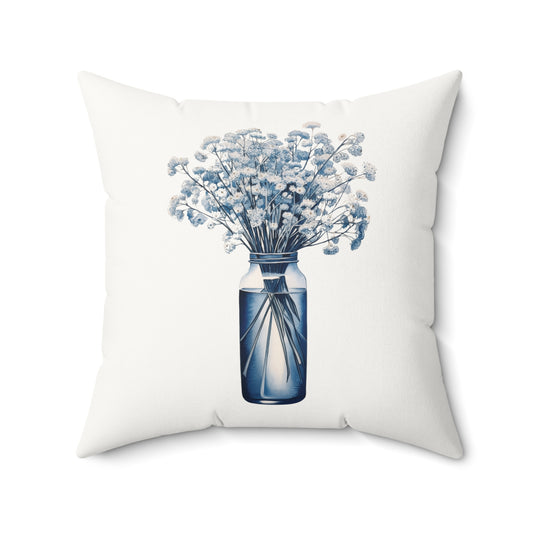 Baby’s Breath Square Pillow