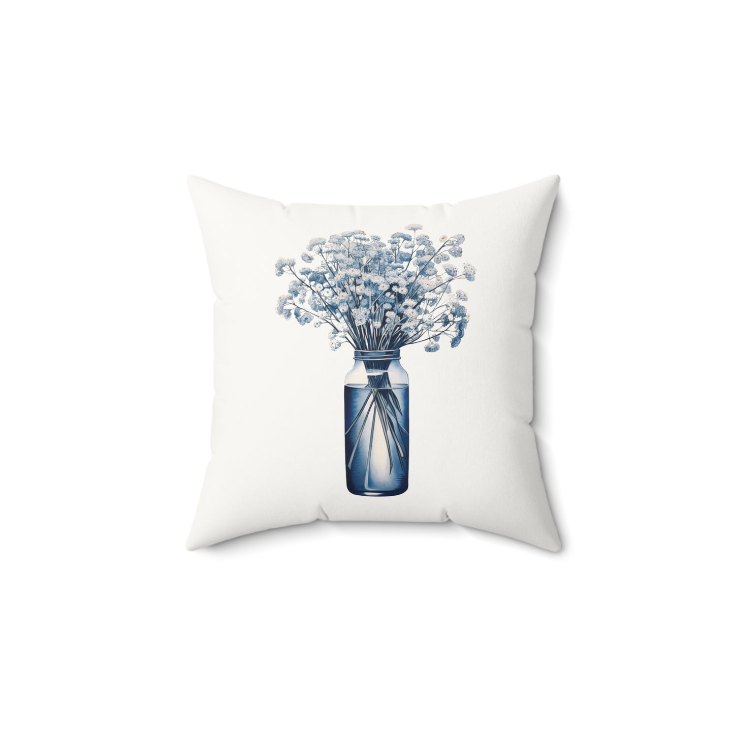 Baby’s Breath Square Pillow