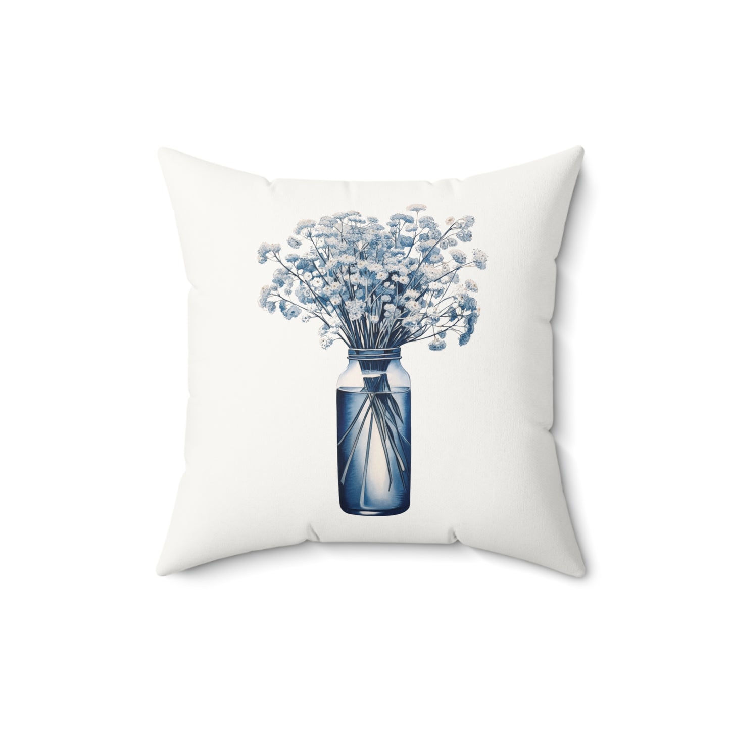 Baby’s Breath Square Pillow