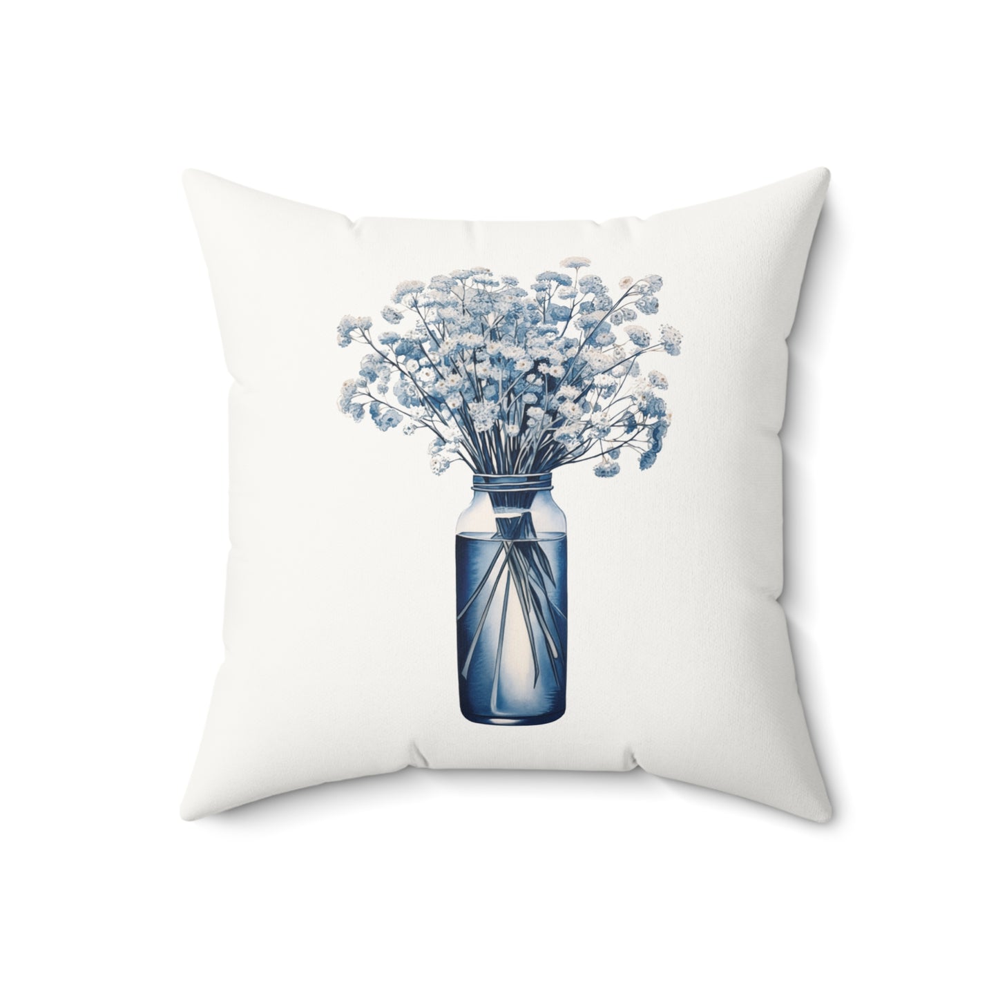 Baby’s Breath Square Pillow