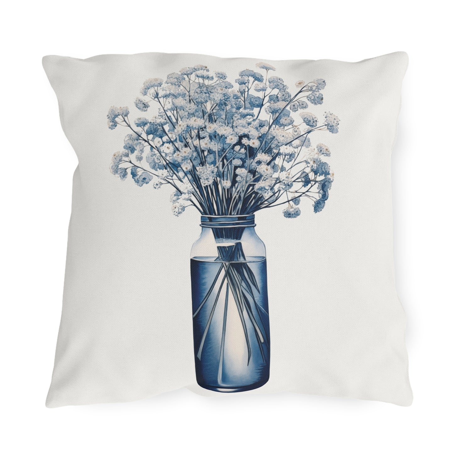 Baby's Breath Outdoor Pillow