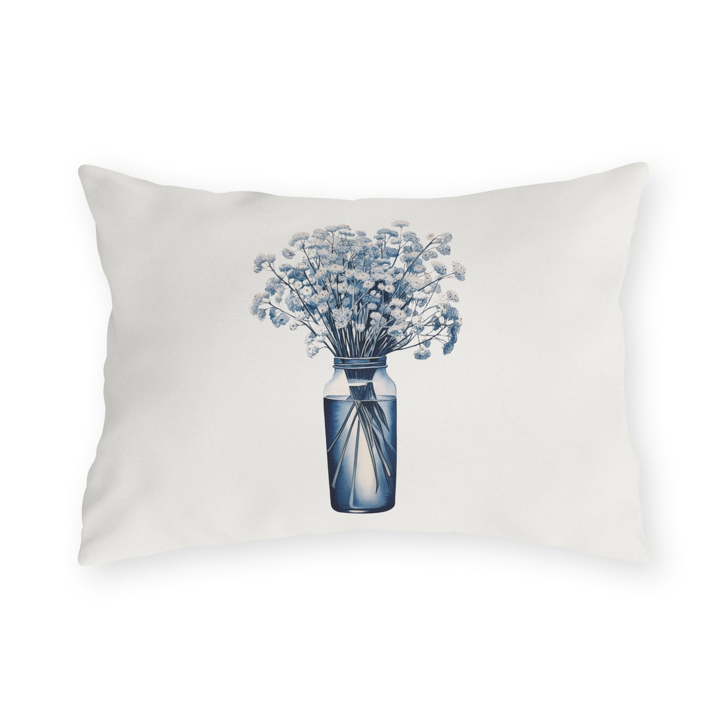 Baby's Breath Outdoor Pillow