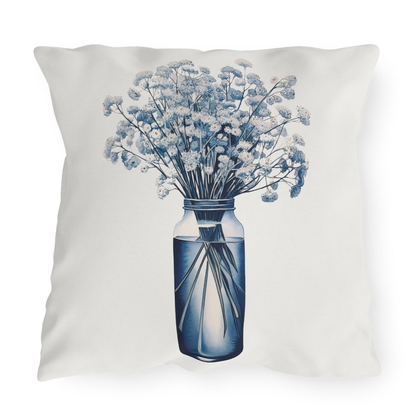 Baby's Breath Outdoor Pillow