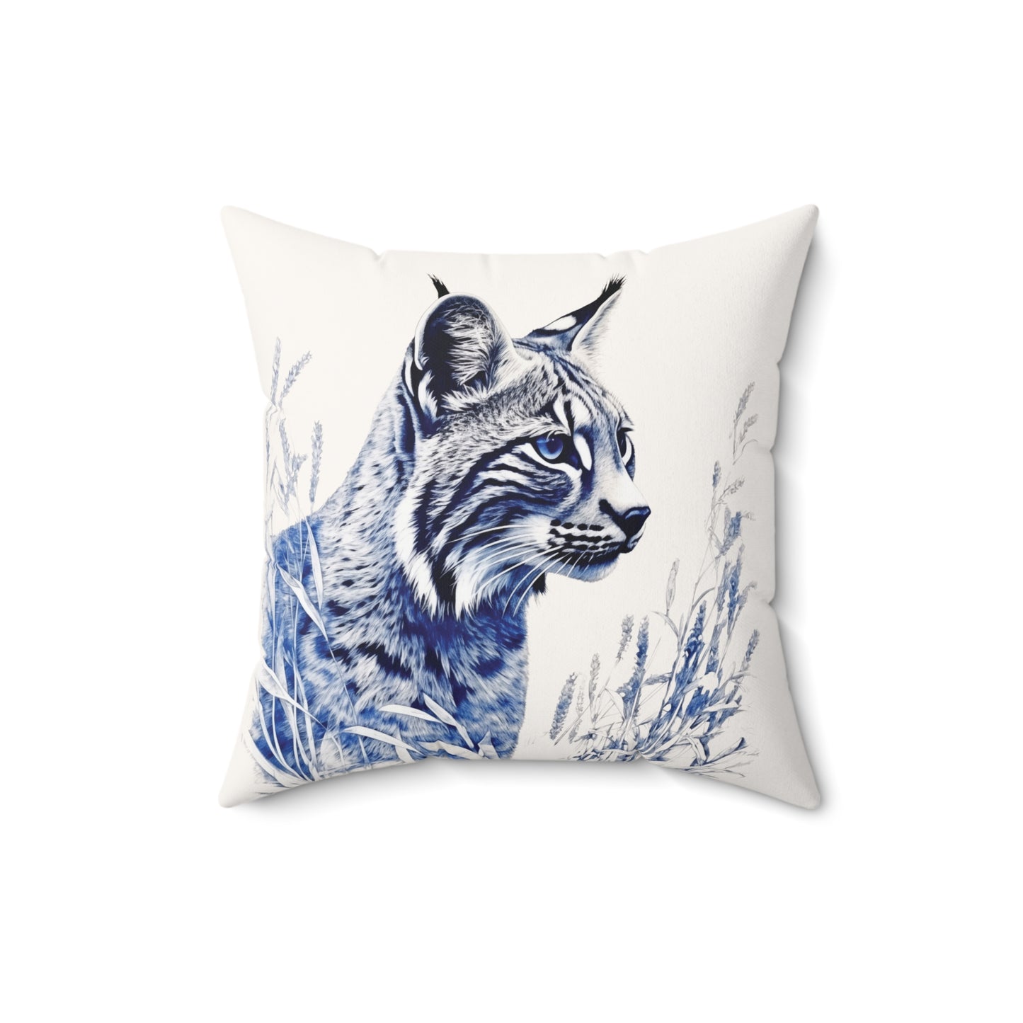 Bluegrass State Bobcat Square Pillow