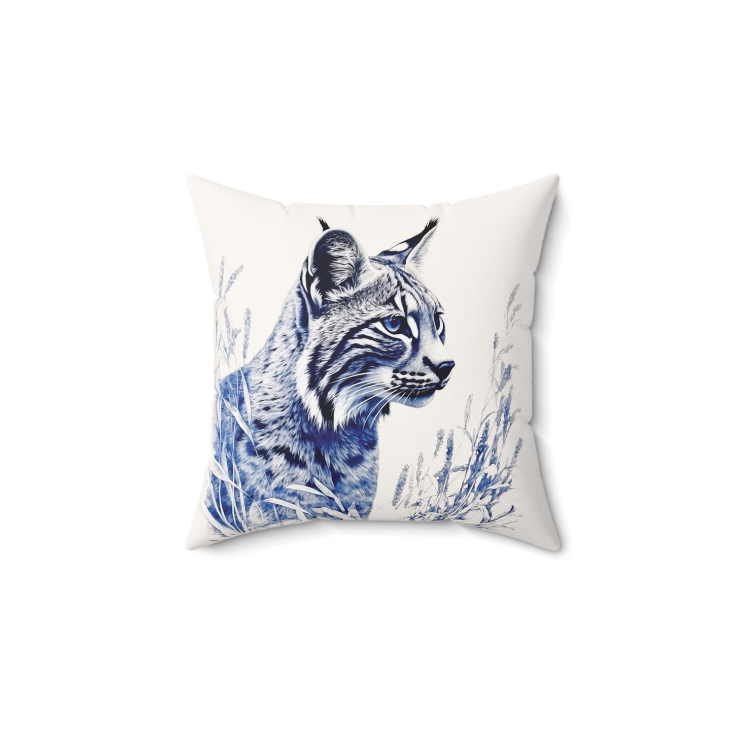 Bluegrass State Bobcat Square Pillow