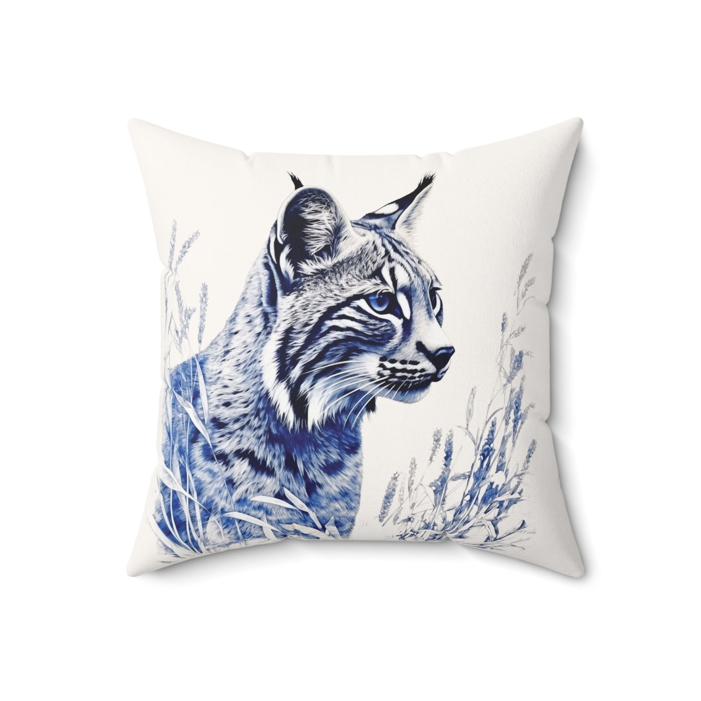 Bluegrass State Bobcat Square Pillow