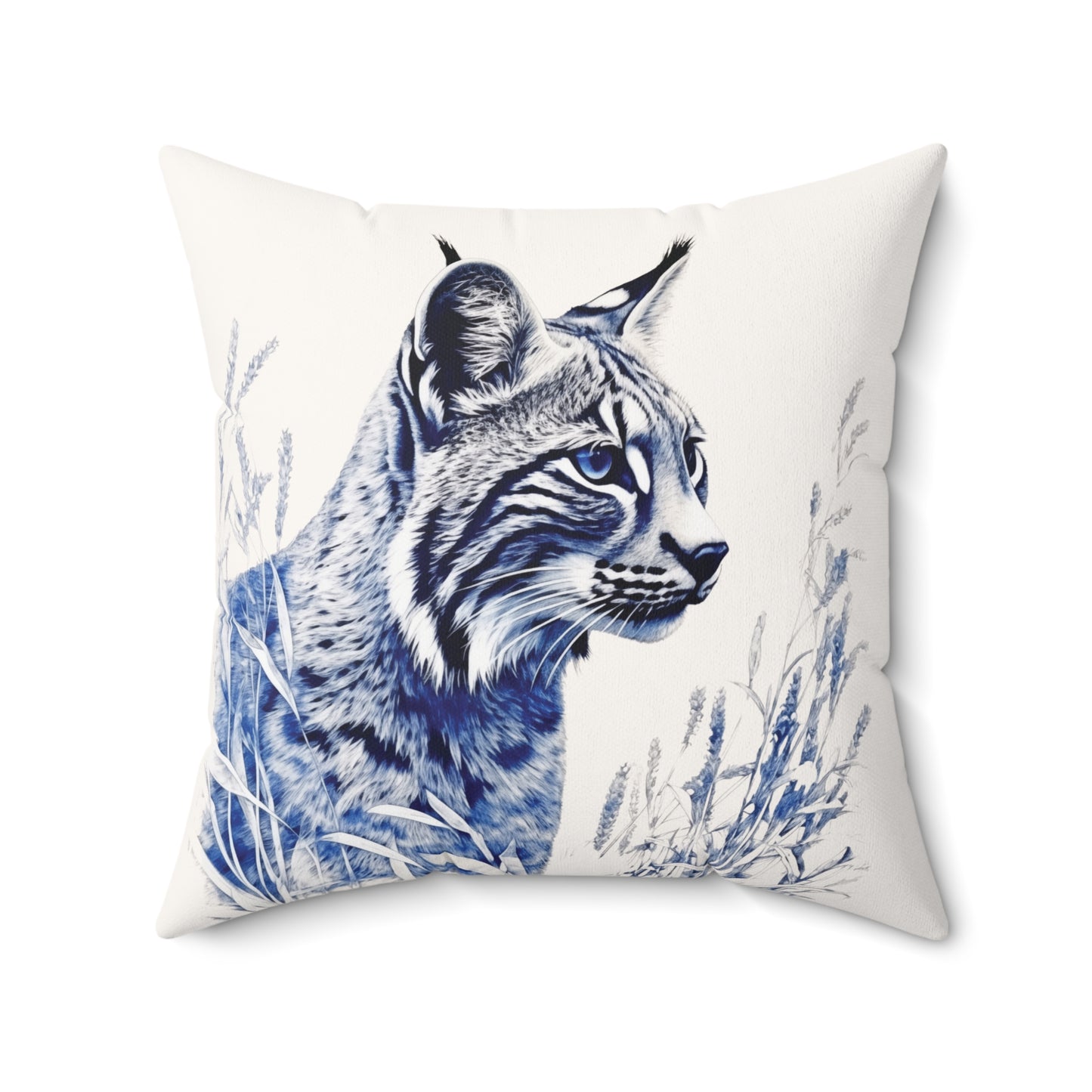 Bluegrass State Bobcat Square Pillow